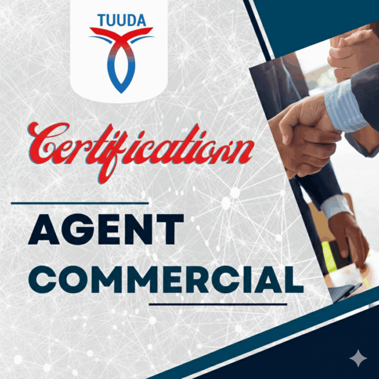Visuel de la certification Agent commercial