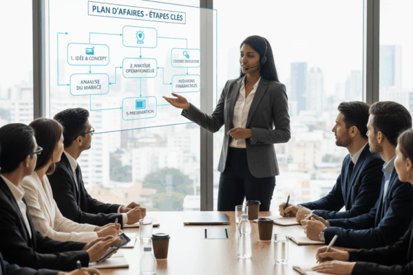 Illustration du module Plan d'affaires