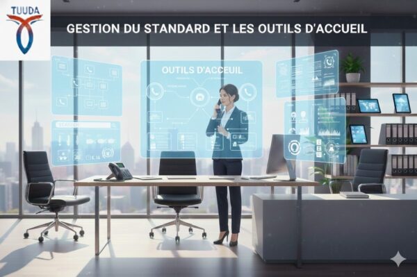 Illustration du module Gestion du standard et les outils d'accueil