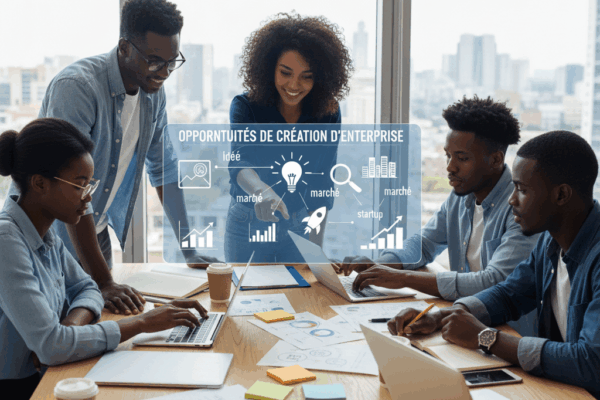 Illustration du module Trouver des opportunités d'entreprise
