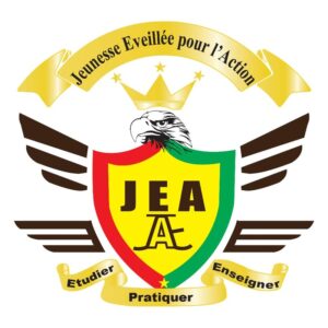 Logo de l'association Jeunesse Éveillée pour l'Action (JEA) : Étudier, Pratiquer, Enseigner